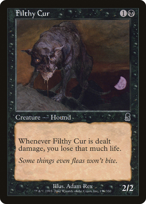 Filthy Cur (ODY-136) - common - Foil