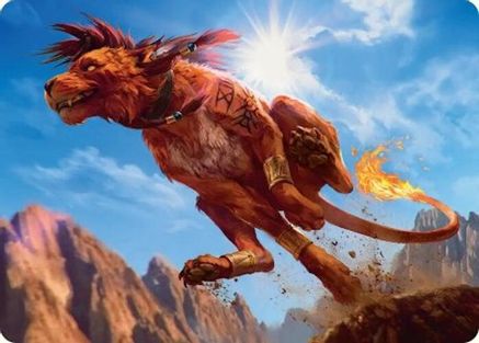 Red XIII, Proud Warrior Art Card (AAFIN-030) - special