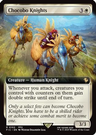 Chocobo Knights (Extended Art) (FIC-102) - rare