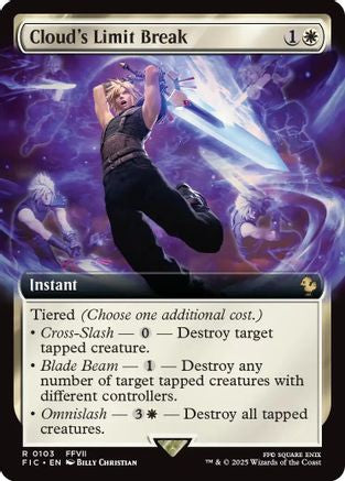Cloud's Limit Break (Extended Art) (FIC-103) - rare - Foil