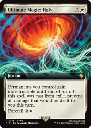 Ultimate Magic: Holy (Extended Art) (FIC-110) - rare