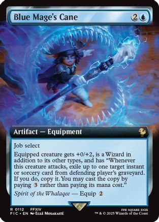 Blue Mage's Cane (Extended Art) (FIC-112) - rare