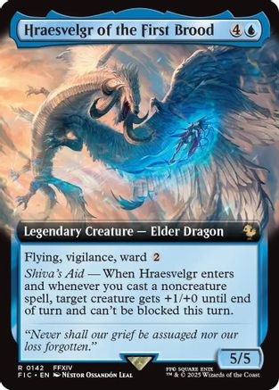 Hraesvelgr of the First Brood (Extended Art) (FIC-142) - rare