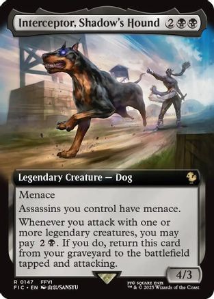 Interceptor, Shadow's Hound (Extended Art) (FIC-147) - rare