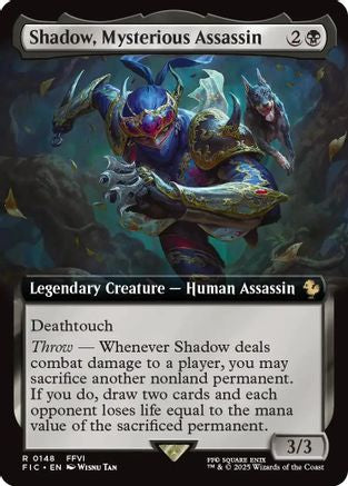 Shadow, Mysterious Assassin (Extended Art) (FIC-148) - rare