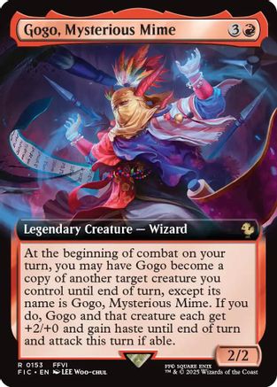 Gogo, Mysterious Mime (Extended Art) (FIC-153) - rare