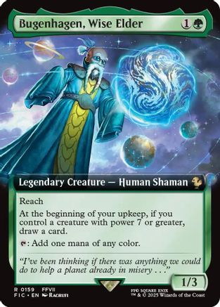 Bugenhagen, Wise Elder (Extended Art) (FIC-159) - rare