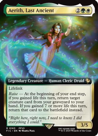 Aerith, Last Ancient (Extended Art) (FIC-163) - rare - Foil