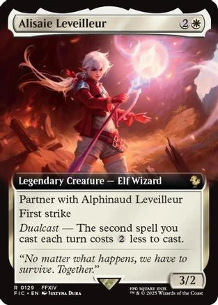 Alisaie Leveilleur (Extended Art) (FIC-129) - rare - Foil