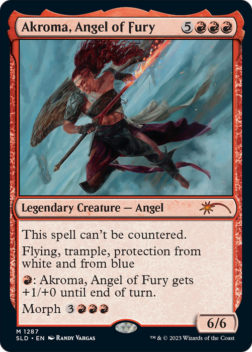 Akroma, Angel of Fury (SLD-1287) - mythic
