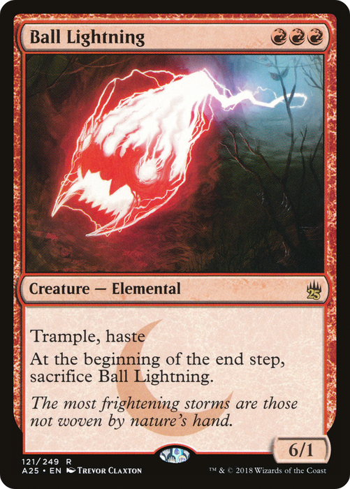 Ball Lightning (A25-121) - rare - Foil