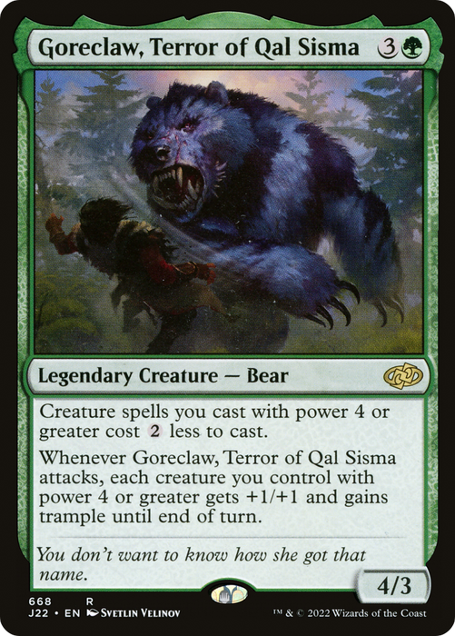 Goreclaw, Terror of Qal Sisma (J22-668) - rare