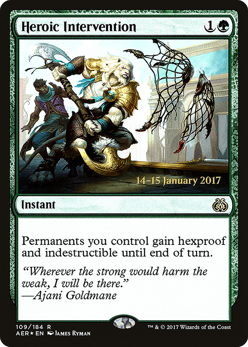 Heroic Intervention (PRE-109S) - rare - Foil