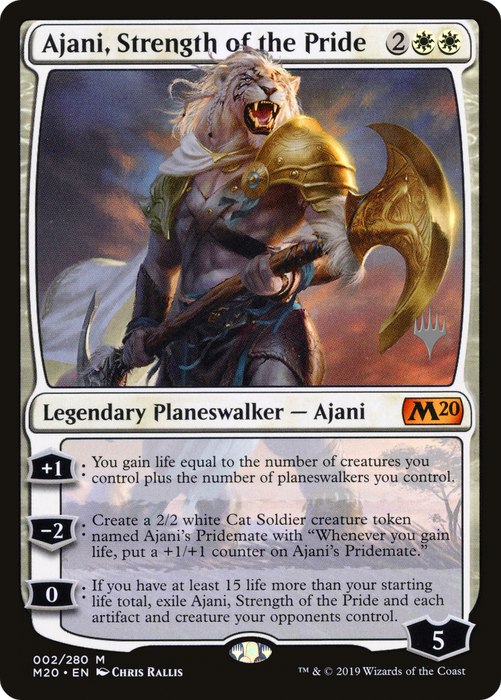 Ajani, Strength of the Pride (PPM20-02P) - mythic - Foil