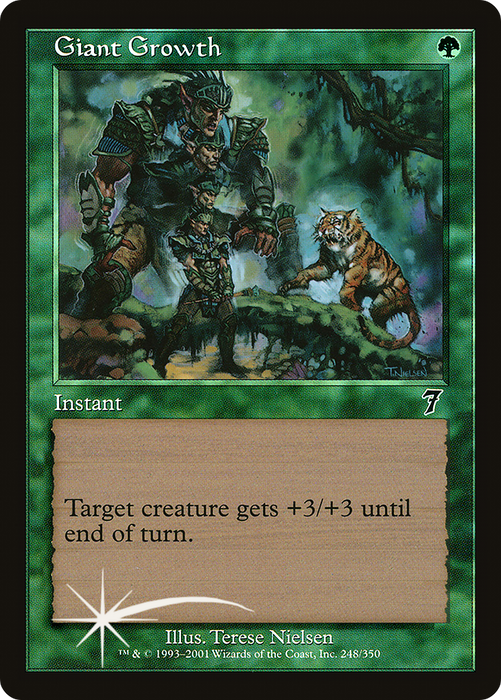 Giant Growth (7ED-248★) - common - Foil