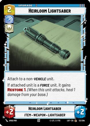 Heirloom Lightsaber (053/264) - LOTF - Common