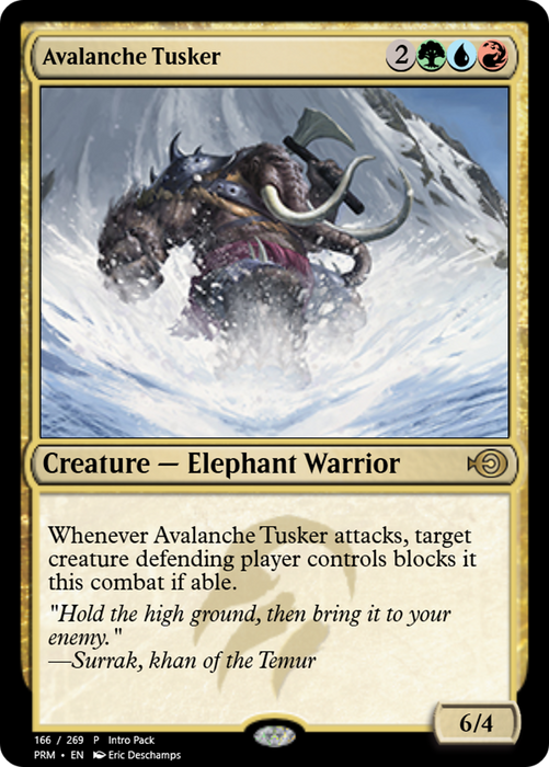 Avalanche Tusker (PRM-54514) - rare - Foil