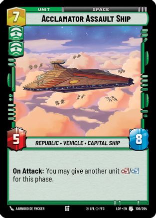 Acclamator Assault Ship (106/264) - LOTF - Uncommon
