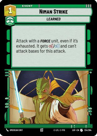 Niman Strike (124/264) - LOTF - Uncommon