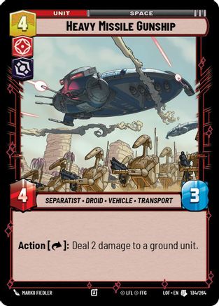 Heavy Missile Gunship (134/264) - LOTF - Uncommon