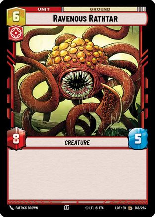 Ravenous Rathtar (168/264) - LOTF - Common
