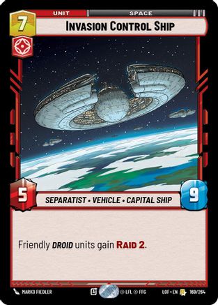 Invasion Control Ship (169/264) - LOTF - Rare