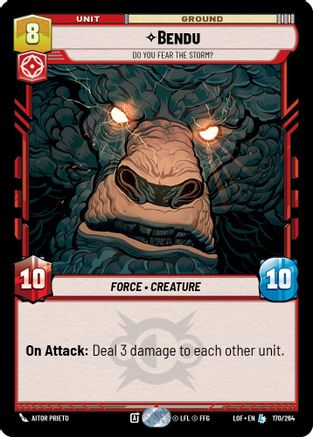 Bendu - Do You Fear the Storm? (170/264) - LOTF - Legendary