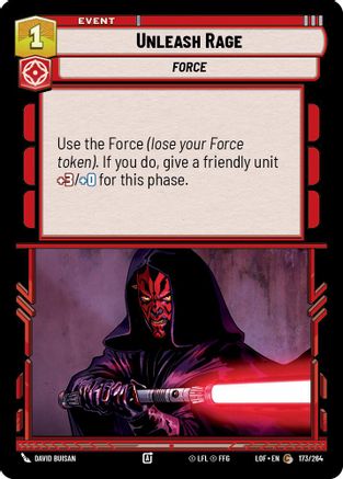 Unleash Rage (173/264) - LOTF - Common