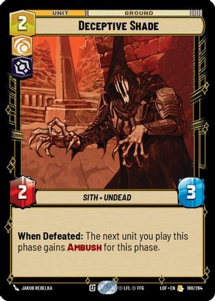 Deceptive Shade (180/264) - LOTF - Rare