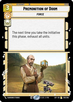 Premonition of Doom (203/264) - LOTF - Rare