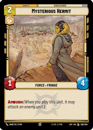 Mysterious Hermit (208/264) - LOTF - Common