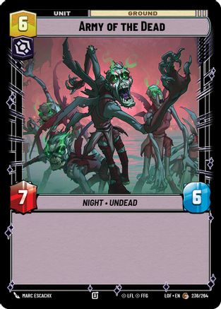Army of the Dead (236/264) - LOTF - Common