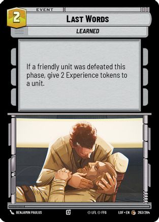 Last Words (263/264) - LOTF - Common