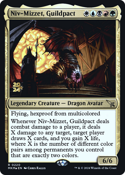 Niv-Mizzet, Guildpact (PRE-220S) - rare - Foil