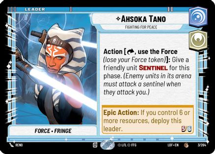 Ahsoka Tano - Fighting For Peace (003/264) - LOTF - Common