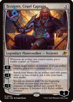 Tezzeret, Cruel Captain (EOE-002) - mythic - Foil