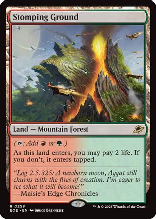 Stomping Ground (EOE-258) - rare - Foil
