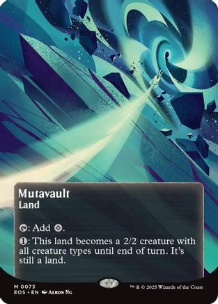 Mutavault (0073) (Borderless) (EOS-073) - mythic - Foil