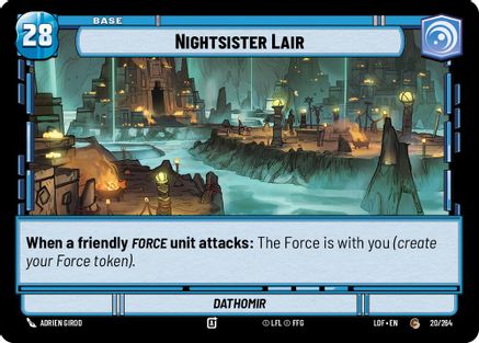 Nightsister Lair // Shield (020/264 // T02/T03) - LOTF - Common