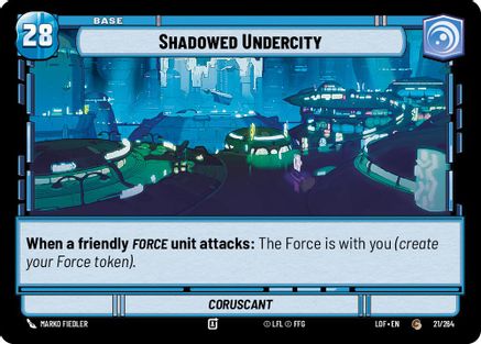 Shadowed Undercity // Force (021/264 // T03/T03) - LOTF - Common