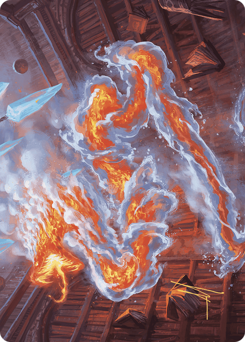 Scalding Viper // Scalding Viper (AWOE-041) - common (Borderless)