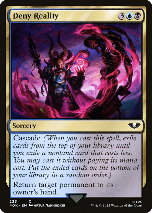 Deny Reality (40K-223) - common