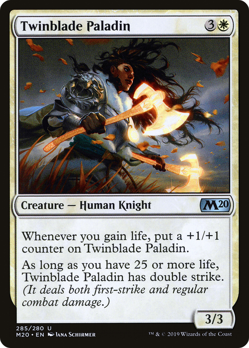 Twinblade Paladin (M20-285) - uncommon