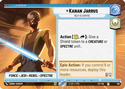 Kanan Jarrus - Help Us Survive (Hyperspace) (268) - LOTF - Rare