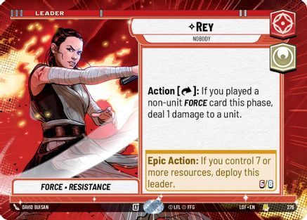 Rey - Nobody (Hyperspace) (276) - LOTF - Rare