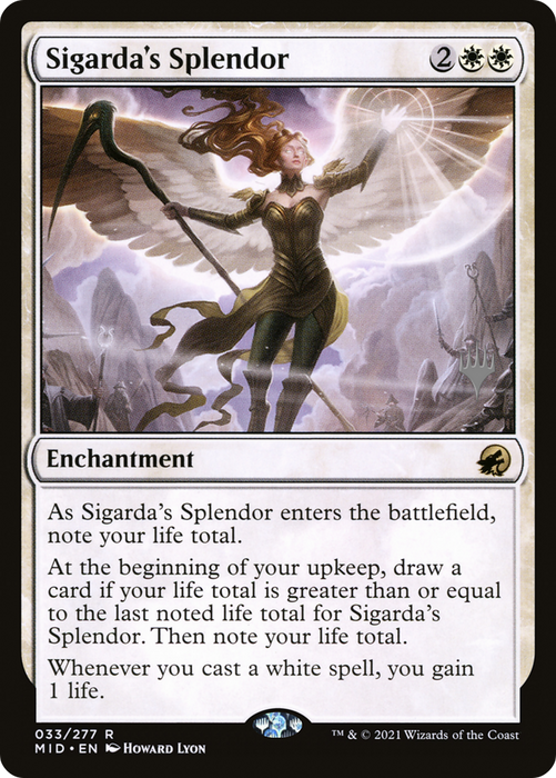 Sigarda's Splendor (PPMID-33P) - rare - Foil