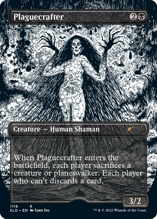 Plaguecrafter (SLD-1116) - rare (Borderless) - Etched Foil