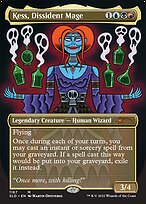 Kess, Dissident Mage (SLD-1167) - mythic (Borderless)