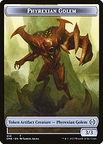 Phyrexian Golem (TONE-010) - common - Foil