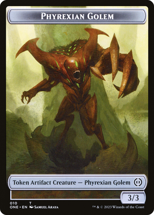 Phyrexian Golem (TONE-010) - common